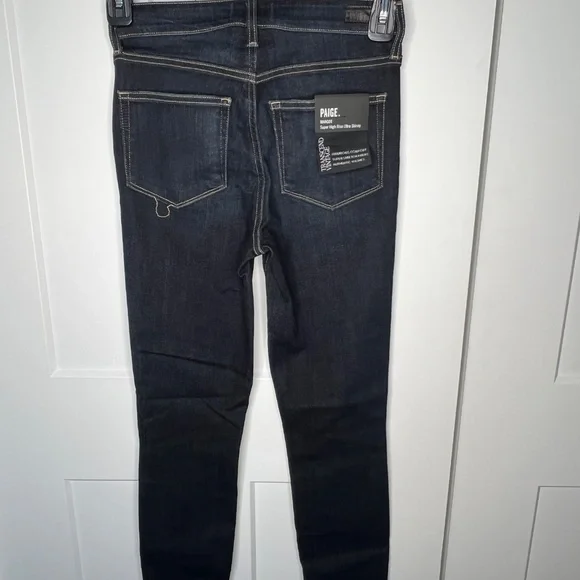 PAIGE Margot Super High Rise Ultra Skinny Jeans Women's Size 27 NWT - Picture 4 of 6